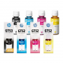 COMBO Botellas de Tinta HP GT53 Negra + GT52 C/M/Y