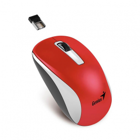 Mouse Genius NX-7010 Rojo Inalámbrico 2.4Ghz (Blister)