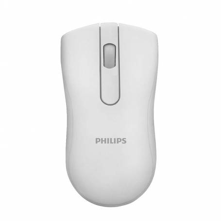 Mouse Philips inalambrico M211 Blanco (Incluye pila)