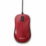 Mouse Verbatim Optico Cable Usb Silencioso Rojo 70234