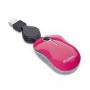 Mini Mouse Retráctil Verbatim Óptico Usb Notebook Rosa
