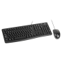 Teclado + Mouse Logitech alámbrico MK120 USB