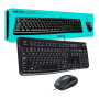 Teclado + Mouse Logitech alámbrico MK120 USB