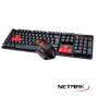 Kit Teclado y Mouse Gamer NETMAK - Inalámbrico - NM-ATTAK