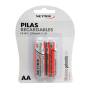Pila Recargable AA - NETMAK - x 2 unid - NI-MH/2700mAh/1.2V
