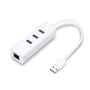 HUB USB 3.0 de 3 Puertos USB +1 Puerto RJ45 (10/100/1000)