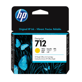 HP 712 Original Ink Cartridge Yelow 29ml (3ED69A)