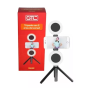 Trípode con 2 aros de luz GTC Negro - TBL-003N GTC | AxA