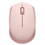 Mouse Logitech M170 Rosa Inalámbrico