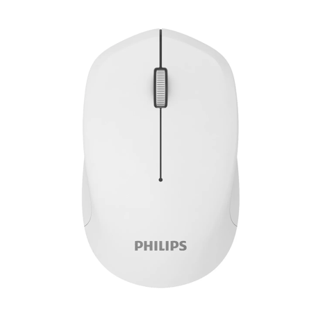 Mouse Philips Mini inalámbrico M344 Blanco 1000Dpi (Incluye