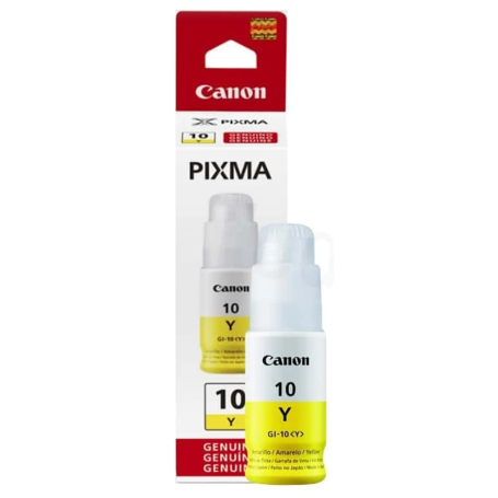 Tinta original CANON Yellow 10 - GI-10 Y Canon Inc | AxA