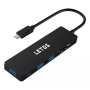 HUB Tipo-C 5en1 LETOS (USB-C a USB 3.0 x 3 + MSD + SD | AxA