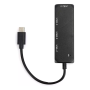 Hub USB-*Type C* 4 Puertos - 2.0 INT-CO / KQ-005H Int.Co