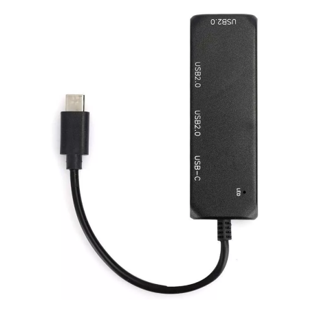 Hub USB-*Type C* 4 Puertos - 2.0 INT-CO / KQ-005H Int.Co