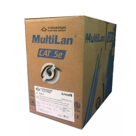 UTP CAT 5 de INT. *FURUKAWA* 100% COBRE - 305 MTS BOBINA