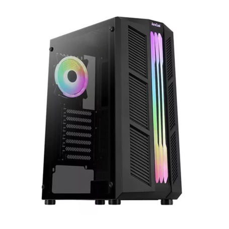 Gabinete Aerocool Prime-G-BK-V2 Mid Tower Black Aerocool