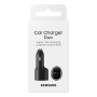 Cargador DUO PARA AUTO *SAMSUNG* (25W-15W) - Type C & USB-A