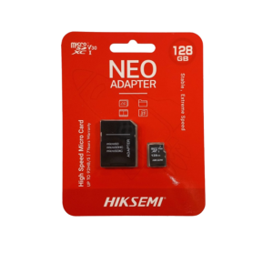 Tarjeta MicroSD HIKSEMI 128GB Clase 10 NEO ADAPTER (Con Adaptador SD)