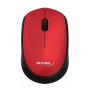 Mouse inalámbrico NETMAK NM-M680 Rojo (no incluye pila)