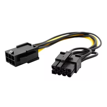 Adaptador de 8 a 6 pines para placas VGA | AxA Computación