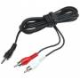 Cable de mini plug stereo a 2 RCA 7 mts