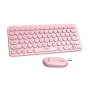 Teclado + Mouse Inalámbrico NETMAK - NM-KB850 - Rosa