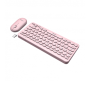 Teclado + Mouse Inalámbrico NETMAK - NM-KB850 - Rosa