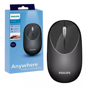 Mouse Philips inalámbrico M364 Negro (Incluye pila) Philips