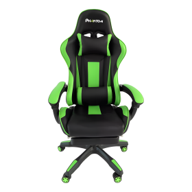 Silla Gamer Ergo. Empoli ODIN Verde (con reposa piernas) EM-G01