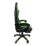Silla Gamer Ergo. Empoli ODIN Verde (con reposa piernas) EM-G01