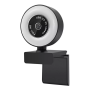 Webcam USB Con Aro de luz + Mic.- INT-CO - Full HD 1080P