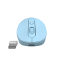 Mouse inalámbrico - Batería Recargable NM-M640 - Celeste NETMAK