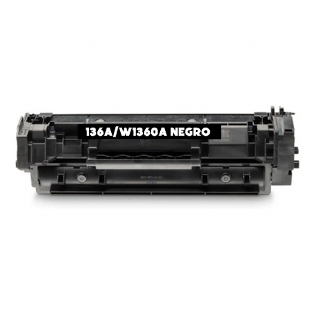Toner Alternativo 136A *CON CHIP* Negro W1360A Compatible para HP