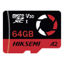 Tarjeta MicroSD HIKSEMI 64GB - *CAPTURE 4K* - 180MB/s - p/Cámaras Profesionales