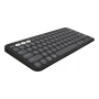 Teclado Logitech K380S Bluetooth Graphite - Pebble Keys 2