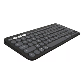 Teclado Logitech K380S Bluetooth Graphite - Pebble Keys 2