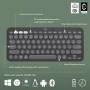 Teclado Logitech K380S Bluetooth Graphite - Pebble Keys 2