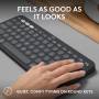 Teclado Logitech K380S Bluetooth Graphite - Pebble Keys 2