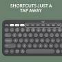 Teclado Logitech K380S Bluetooth Graphite - Pebble Keys 2