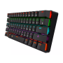 Teclado Mecánico DOMINATE 60% Gamer NETMAK - Negro