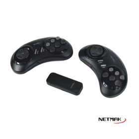 Mini consola 5.000 JUEGOS - NETMAK - Inalámbrica + 2