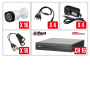 KIT DVR DAHUA HD - 16CH + 16 Cámaras DAHUA 1080p (2mp) con