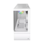 Gabinete Mini Tower Aerocool Viewport Blanco Fan ARGB