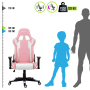 Silla Gamer ergonómica - Solarmax SXGC-5001-RS Solarmax