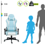Silla Gamer ergonómica - Solarmax SXGC-5001-CL Solarmax