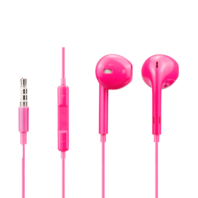 Auriculares Estéreo manos libres Netmak NM-UR70 Rosa Netmak