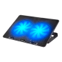 Base para Notebook 2 Coolers con Led, Nisuta NSCN84 NISUTA