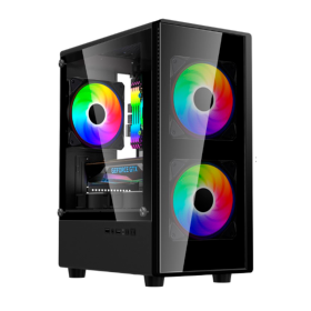 Gabinete Gamer LNZ M10 con 3 Coolers FRGB LNZ | AxA