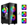 Gabinete Gamer LNZ M10 con 3 Coolers FRGB LNZ | AxA