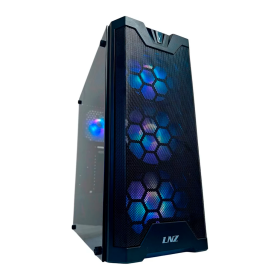 Gabinete Gamer LNZ Y11con 4 Coolers Vidrio templado